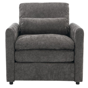 Cozy Upholstered Cushion Armchair For Living Room
