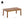 4-Pieces Outdoor Sofa Set with Cushions - Teak
