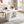 Dining Table For 4 To 6 People, With Trapezoid Base For Dining Room - White