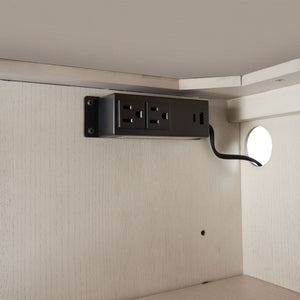 Server With Base - White