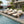 Black Iron & Teak Finish Chaise Lounge Set