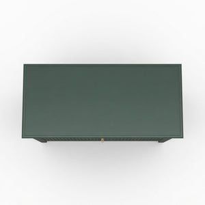Fluted 3 Drawer Nightstand With Soft Close Slides