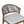Outdoor Bar Height Metal Frame Counter Stools with Scallop-Shaped Backrest & Water-Resistant Cushions