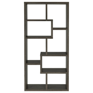 8 Shelf Geometric Bookcase