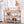 Handcrafted Wood Console Table with Hand-Woven Trim