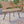Outdoor Table With Smooth Lines, Slat Top