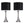 Lenuxe 24-Inch Contemporary Metal Table Lamp Set in Polished Nickel