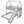 House Bunk Bed With Slide And Built In Ladder