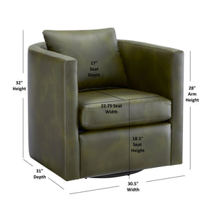 Sutton - Swivel Barrel Chair