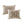 7 Piece Tufted Comforter Set Taupe Queen