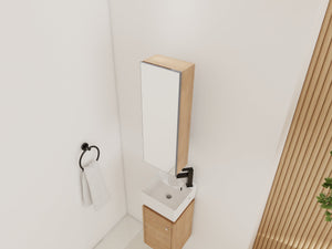 10'' Bathroom Mirror Cabinet with Storage