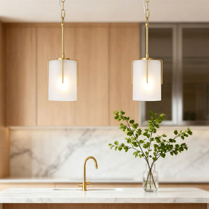 Adjustable Cylindrical Pendant Light