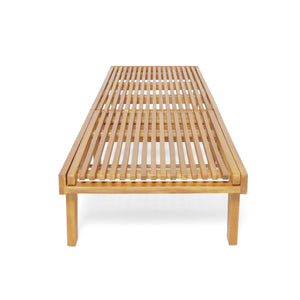 Nadine Stylish Chaise Lounge Chair - Teak