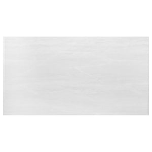 Allessandra - Rectangular U-Shaped Base Dining Table - White / Silver
