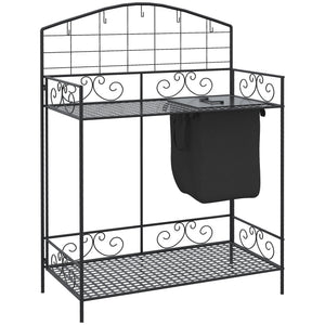 Outsunny Folding Potting Bench Table