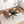 Retro Rectangular Stretch Dining Table With Embossed Center Plate