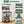 Fishing Rod Storage Rack With Pegboard, Rolling Tackle Organizer Cart - Black