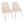 Giovanni - Contemporary Elegant Design Dining Chair (Set of 2)