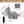 Grey Heat Massage Dual Motor Electric Power Lift Recliner