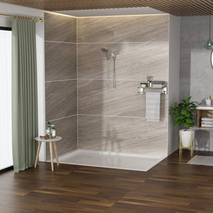 Multi Function Adjustable Hand Shower 7 Function Hand Shower, Wall Mounted - Brushed Nickel