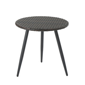 Kenneth 3 Pieces Chat Set Outdoor Furniture - Brown Multi