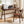 100% Solid Rubber Wood Computer Desk, Retro
