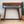 Sonata Chestnut Console Table, Nordic Legs, 2-Drawers, Open Slot