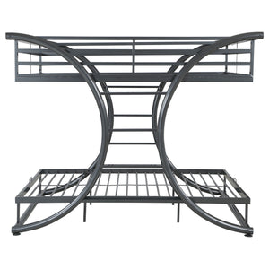 Weston - Bunk Bed Full Over Full - Gunmetal