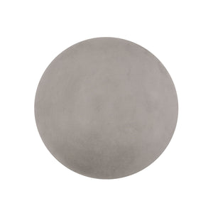 Outdoor Lightweight End Table Round Concrete - Natural