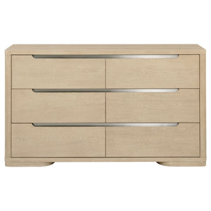 Mirador - 6 Drawer Bedroom Dresser - Natural