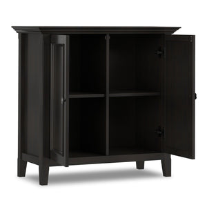 Amherst - 2 Door Storage Cabinet & Adjustable Shelving - Brown
