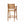 Barstool With Soft Curved Lines And Sturdy Frame (Set of 2) - Brown