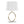 Moon - Contemporary Table Lamp - White / Gold