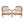 Elliston Rattan Backrest Solid Wood Accent Chair with Cushions - Set of 2