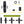 4.80/4.00-8 Flat-Free Solid Wheelbarrow Tire and Wheel, 16