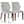 Luca - Dining Chair (Set of 2) - Light Gray