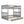 Bunk Bed With Ladders And 2 Storage Drawers