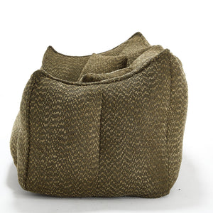 Comfortable Dual Beanbag Chair With High Resilience Foam Core For 2 People
