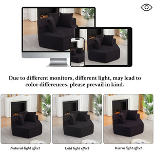 54-Inch Modern-Style Hexagonal Lounge Chair
