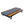 Black Iron + Teak Finish Chaise Lounge Set