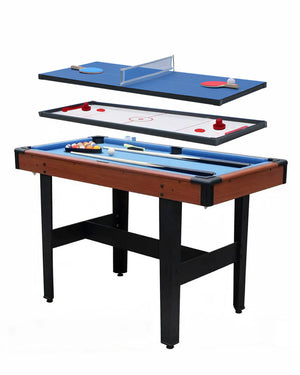 48-Inch Combo Game Table Set for Home and Game Room