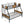 Modern Metal Bunk Bed With Dual Side Ladder And Metal Desig