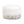 Yolanda - Round Upholstered Accent Ottoman - Almond White