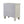 Cottage 3 Drawer Nightstand With Pull Out Tray - Cream White