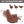 Red Genuine Leather Heat Massage Manual Recliner Chair
