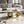 49.2 Inches Oval Faux Marble Coffee Table for Living Room with Stainless Steel Base