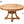 7-Piece Round Extendable Solid Wood Dining Table Set
