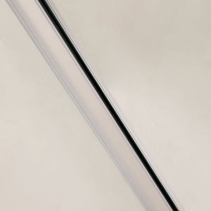 Single Sliding Bypass Shower Door Enclosure With Tempered Glass