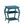 Becci - Accent Table - Teal