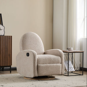 Contemporary 360 Swivel and Glider Recliner Chair